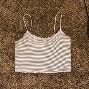 Striped crop top